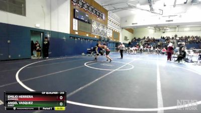 215 lbs Cons. Round 3 - Emilio Herrera, Glendora vs Angel Vasquez, Garey