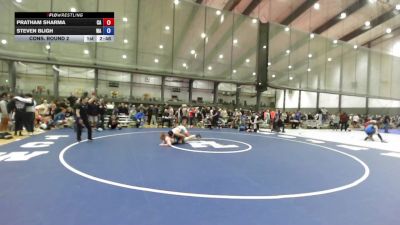 Junior Boys FS - 165 lbs Cons. Round 2 - Pratham Sharma, CA vs Steven Bligh, WA