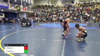 114 lbs R-16 - Braiden Weaver, Altoona vs Johnathan McGinty, St. Joseph Regional-NJ