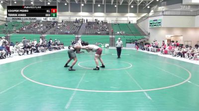 215 lbs Round 1 (16 Team) - Terrin Jones, Brookwood vs Cooper Pedro, Hillgrove