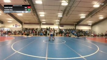 126 lbs Semifinal - Kage Kline, Thunder Basin High School vs Kaiden Hill, Lingle-Ft. Laramie/Southeast