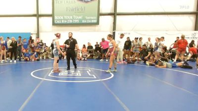 53 lbs Rr Rnd 5 - Grace Nesbitt, MGW Death By Chocolate - W vs Kaura Coles, Michigan Wrestling Academy - W