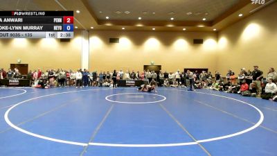 135 lbs Champ. Round 1 - Doniya Anwari, Pennsylvania vs Brooke-Lynn Murray, New York