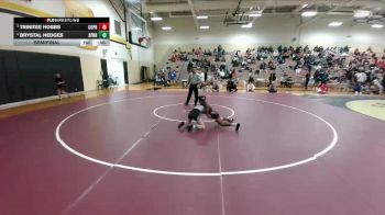 100 lbs Semifinal - Trinitee Hobbs, Coppell Black vs Brystal Hedges, Springtown