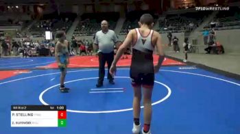 100 lbs Prelims - PEYTON STELLING, Verdigris Youth Wrestling vs Zach Surowiak, Black Fox Wrestling