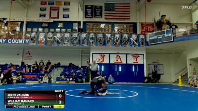 106 lbs Champ Round 1 (16 Team) - John Vaughn, Purdue Polytechnic vs William Ranard, Owen Valley