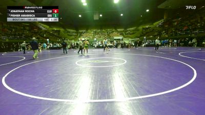 190 lbs Quarterfinal - Jonathan Rocha, Clovis North vs Fisher Amabisca, Kingsburg