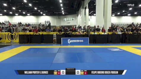 Felipe Ribeiro Souza Fogolin vs William Porter V. Durkee 2025 World IBJJF Jiu-Jitsu No-Gi Championship