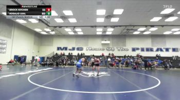 174 lbs 1st Place Match - Brock Kitchen, Fresno City College vs Rosalio Leal, Modesto College