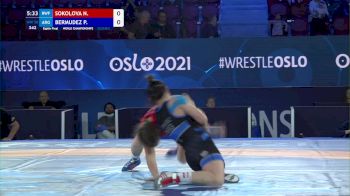50 kg 1/8 Final - Nadezhda Sokolova, Russian Wrestling Federation vs Patricia Bermudez, Argentina