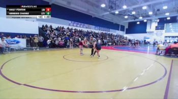 120 lbs Champ. Round 1 - Genesis Chavez, Citrus Valley vs Haily Fenton, Wilson/Long Beach