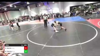 90 lbs Consolation - Evian Garcia, Oakdale vs Micah Garcia, RoughHouse WC