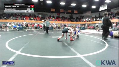 140 lbs Consolation - Shipley Simmons, Shelton Wrestling Academy vs Calan Gilles, Noble Takedown Club