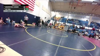 125 lbs 3rd Place Match - Lily Hill, Wind River vs Anastaysia Longee, Lockwood