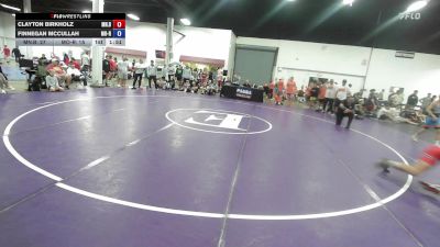 110 lbs Clayton Birkholz, Minnesota Blue vs Finnegan McCullah, Missouri Red