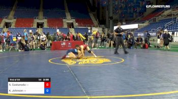 127 lbs Rnd Of 64 - Sadie Castaneda, California vs Kearanie Johnson, Oklahoma