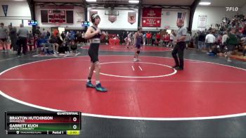 106 lbs Quarterfinal - Braxton Hutchinson, Burlington vs Garrett Kuch, Benton Community