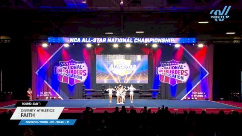 Divinity Athletics - Faith [2025 L1 Youth - D2 - Small - C Day 1] 2025 NCA All-Star National Championship