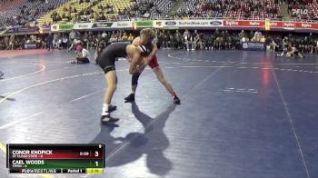 125 lbs Quarters & 1st Wb (16 Team) - Conor Knopick, St. Cloud State vs Cael Woods, Tiffin