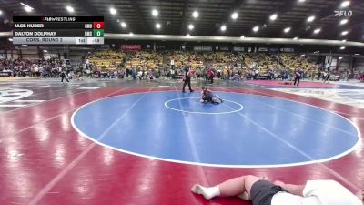 80 lbs Cons. Round 2 - Dalton Dolphay, Upton Mat Cats vs Jace Huber, Glendive Mat Devils