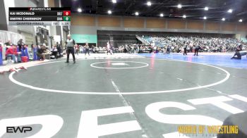 84 lbs Quarterfinal - Kai McDonald, Sebolt Wrestling Academy vs Dmitrii Chernikov, Savage House Wrestling Club