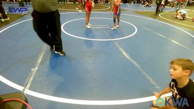 70-74 lbs Rr Rnd 2 - Karsyn Hockett, Caney Valley Wrestling vs Ivy Walker, Pawhuska Elks Takedown