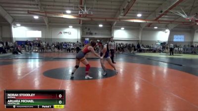 140 lbs Cons. Round 4 - Norah Stoodley, Batavia vs Aruara Michael, MONTPELIER