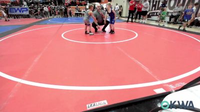 60 lbs Round Of 16 - Logan Davis, Hulbert vs Krew Koscheski, Tiger Trained Wrestling