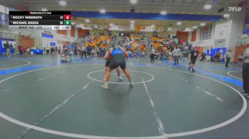 215 lbs 1st Place Match - Michael Baeza, San Dimas vs Rocky Windrath, Fountain Valley