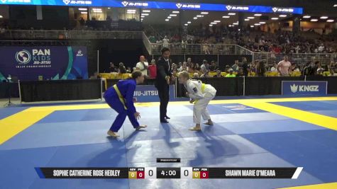 Shawn Marie O'Meara vs Sophie Catherine Rose Hedley 2025 Pan Kids Jiu-Jitsu IBJJF Championship