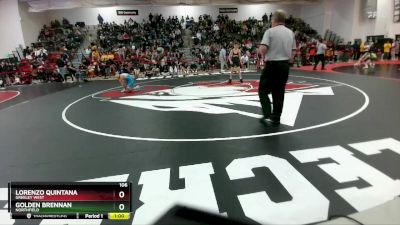 106 lbs Cons. Round 1 - Golden Brennan, Northfield vs Lorenzo Quintana, Greeley West