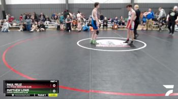 132 lbs Cons. Round 2 - Matthew Lowe, Camas Wrestling Club vs Paul Feliz, All-Phase Wrestling Club