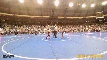 49 lbs Round Of 32 - Slader Gibson, Team Guthrie Wrestling vs Noah Archibeque, Top Rank