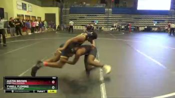 160 lbs Quarterfinal - Justin Brown, Saint Paul`s School vs Tyrell Fleming, Archbishop Curley