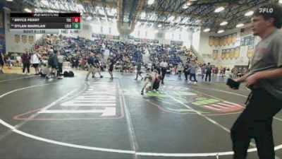 132 lbs Champ. Round 2 - Dylan Marklan, Land O Lakes High vs Bryce Perry, Lake Highland Prep