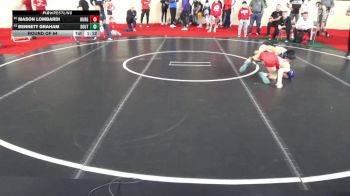85_B lbs Round Of 64 - Mason Lombardi, Burgettstown vs Bennett Graham, Southern Lehigh