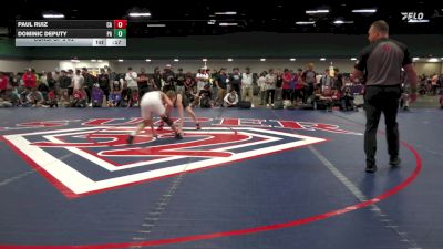 126 lbs Consi Of 8 #2 - Paul Ruiz, CA vs Dominic Deputy, PA