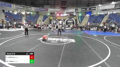 61 lbs Round Of 16 - Sawyer Watkins, Next Level Training Academy vs Macoy Felker, Bear Cave WC