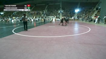 1-5A 235 1st Place Match - Kaylee Fannin, Tallassee vs Rumor Howard, Dadeville High School