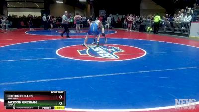 1A-144 lbs Champ. Round 1 - Colton Phillips, Armuchee vs Jackson Gresham, Temple