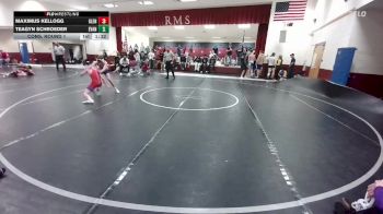 106 lbs Cons. Round 1 - Maximus Kellogg, Glenrock vs Teagyn Schroeder, Evanston