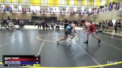 190 lbs Quarterfinal - Grant Touney, Iowa vs Bryce Williams, Moen Wrestling Academy