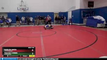 132 lbs Champ. Round 1 - Marlon Smith, Caesar Rodney vs Tristan Corbin, JW Robinson