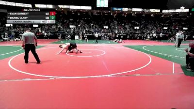 209 lbs Champ. Round 2 - Daniel Clary, Unattached vs Evan Swigert, NCT3