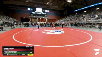 2A-145 lbs 1st Place Match - Gabe Emery, Kemmerer vs Micah Petersen, Cokeville