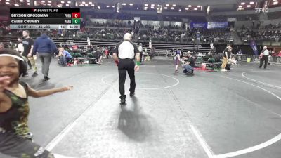 45 lbs Consi Of 8 #2 - Bryson Grossman, Pohatcong vs Caleb Crumby, Paramus