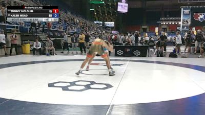 157 lbs Cons. Sub-rd Of 16 - Tommy Holguin, California vs Kaleb Mead, Minnesota