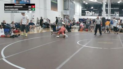 140 lbs Rr Rnd 3 - Santiago Chrisjohn, Journeymen Black - HSC vs Jack Famularo, Grit Mat Club Red - HSC