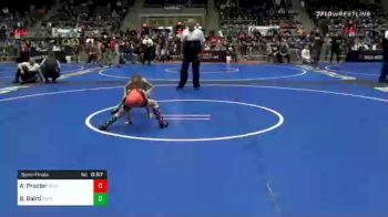 57 lbs Semifinal - Allie Procter, Roundtree Wrestling Academy vs Bailey Baird, Topeka Blue Thunder