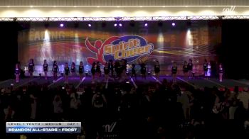 Brandon All-Stars - Frost [2025 L1 Youth - Medium Day 1] 2025 Spirit Cheer Dance Grand Nationals & Cheer Nationals